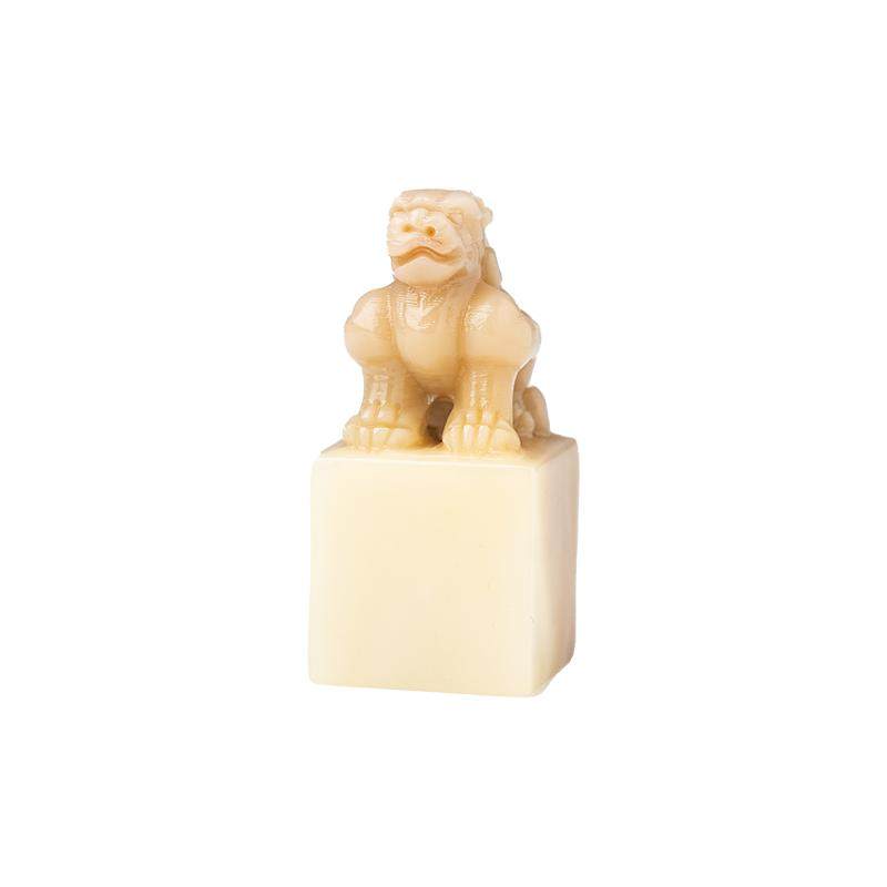善琏湖笔寿山芙蓉石印章孤品