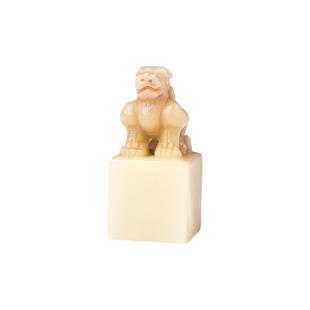 善琏湖笔 孤品印章 寿山芙蓉石印章古兽钮石料磨盘随形方石刻定制精品章石闲章手工篆刻书法文房四宝古风礼物