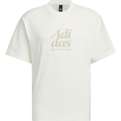 阿迪达斯男士针织短袖T恤