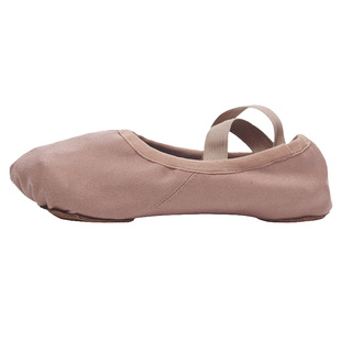 全弹力布舞蹈鞋软底女芭蕾练功鞋专业猫爪儿童古典教师专用免系带
