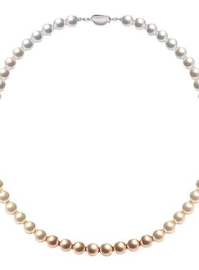 FLV珠珠渐变项链时尚百搭锁骨链