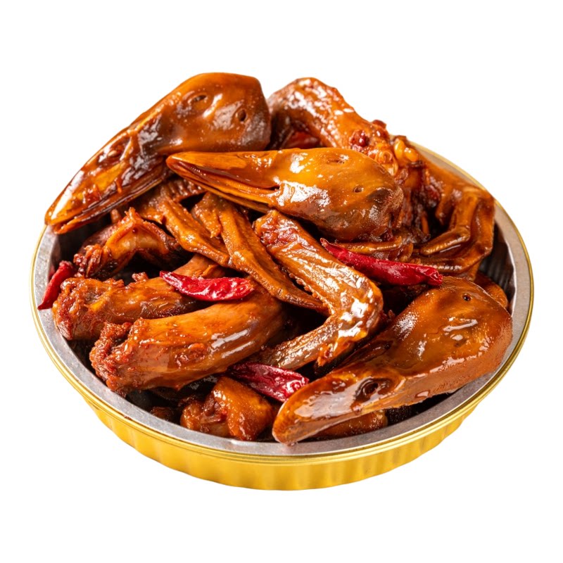 京东冷链鸭宝盒鸭货组合卤鸭头鸭爪鸭锁骨鸭小腿鸭脖五种肉类