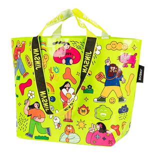 袋子编织袋时尚购物袋手提袋防水大容量环保袋新年礼品袋结实耐用