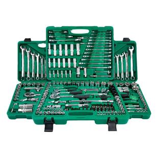 长鹿套筒组合套装汽修组套维修工具大全扳手棘轮套筒套装工具箱