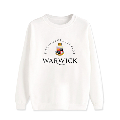 华威大学圆领卫衣冬季加绒校服