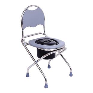 老年可折叠不锈钢便椅儿童孕妇大座便器蹲厕所凳残疾人可移动坐便