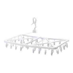 52夹塑料多夹子晾衣架可折叠袜子夹袜子架大号多功能晾晒架袜夹