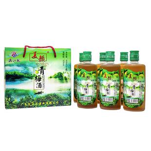 广东河源特产过江龙美颜青梅酒450ML*6瓶果酒昆竹自酿酸梅子清酒