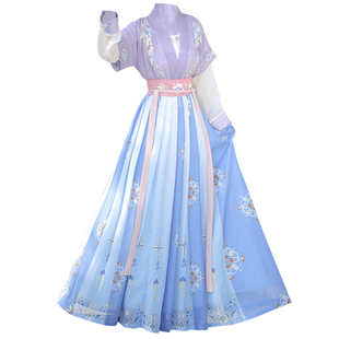 原创唐朝汉服女2026新款成人唐制古装齐腰褙子裙超仙古风日常春季