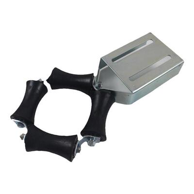 防晃橡胶轮补偿链导向装置