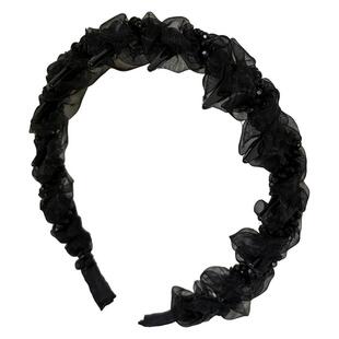 带齿梳蓬松发箍女倒梳头箍压发卡发捆头饰发旅高颅顶日常外戴蕾丝