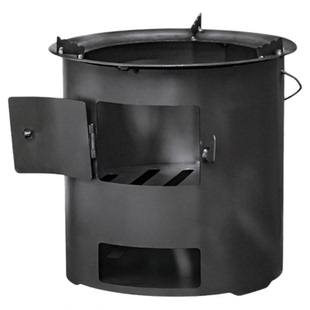 户外便携烤火炉木炭围炉煮茶取暖烧烤多功能铁围炉烧柴引火专用炉