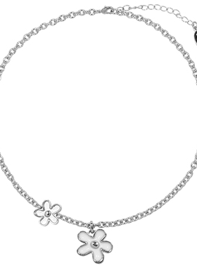 AWE卓沅同款初花绽放项链甜酷