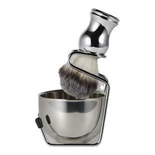 男士剃须刷软毛胡刷纤维尼龙毛人造纤维打泡刷胡须刷剃须刷套装