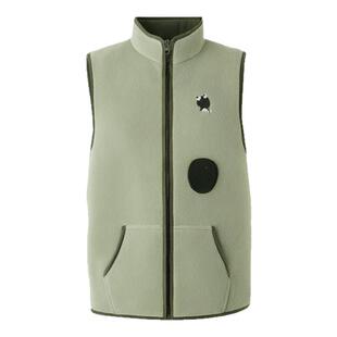 男童摇粒绒马甲2026秋季新款儿童卡通拉链背心保暖坎肩外套3393