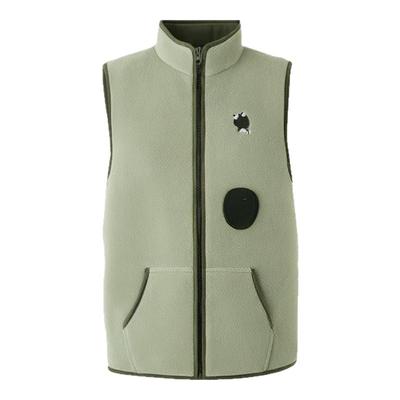 秋冬男童卡通摇粒绒马甲保暖坎肩