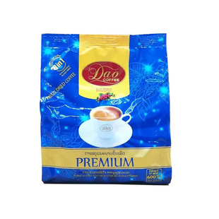 老挝DAO进口冻干咖啡粉香醇速溶三合一600g袋30条 火山高原豆特产