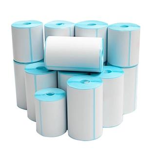 无卷芯三防热敏标签纸60*40 20 30 50 60 70 80德咚汉印便捷式手持打印机不干胶条码贴纸快递驿站标签打印纸