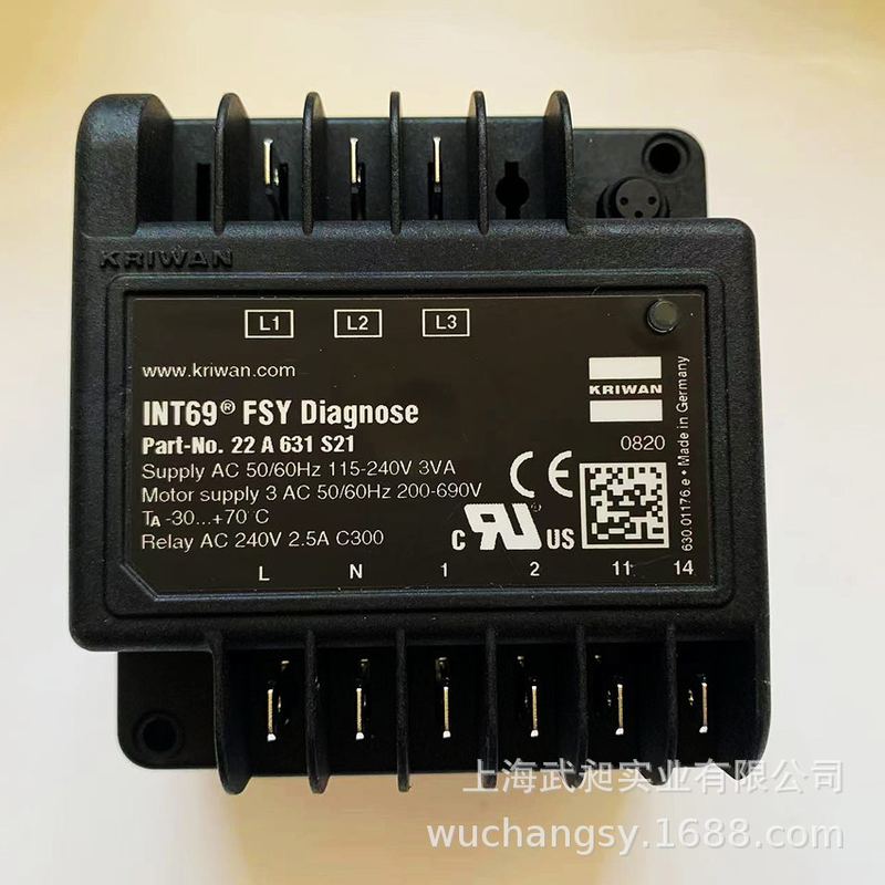 22A631S21复盛KRIWAN电机保护模块INT69FSY Diagnose