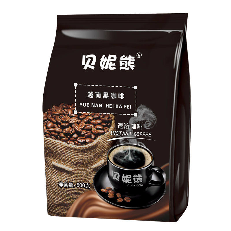 商用越南速溶纯咖啡袋装黑咖啡粉