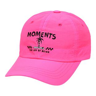 帽子女百搭通用春夏轻薄透气刺绣椰子树moments鸭舌帽 插扣棒球帽