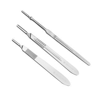 上海金钟手术刀柄3号4号加长7号手术器械医院修脚不锈钢加厚刀架