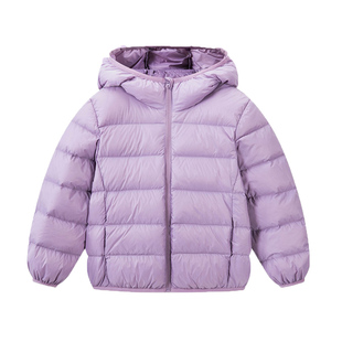 儿童轻薄羽绒服秋冬装男款女童衣服中小童装宝宝外穿婴儿冬装外套
