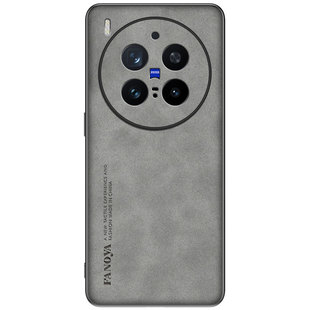 适用于vivoX300手机壳vivoX300Pro保护套新款X300羊巴皮X300Pro全包防摔创意潮复古轻奢全包高级感商务男士女