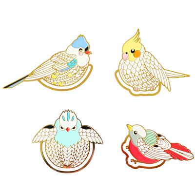 雀跃小鸟书签古典中国风高档礼盒文艺复古金属学生用生日礼物送老外教师节礼物送女友闺蜜礼品春晼晚原创设计