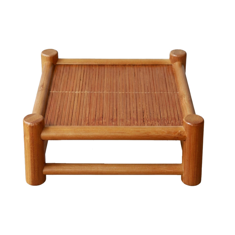 竹制小几  展示架茶具架子小桌子小型花架博古架小案几手工竹茶具