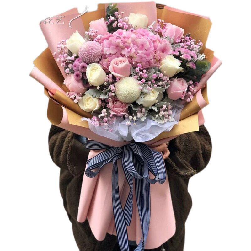 玫瑰花束广州鲜花同城生日送花