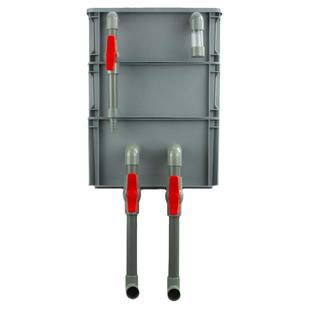 小号塑料盒迷你周转箱上过滤配件全套材料80鱼缸出水鸭嘴水族过滤