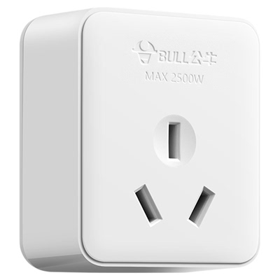 公牛明装10a电源开关插座面板