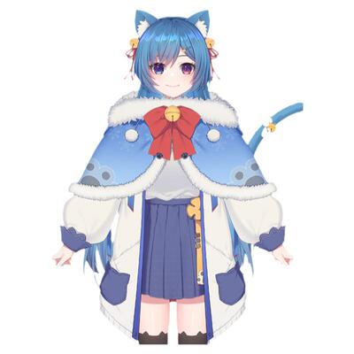 虚拟主播形象定制原创vup立绘拆分live2d建模直播皮套facerig约稿