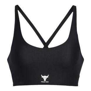 安德玛官方UA Project Rock强森 女子重量训练运动内衣-中强度