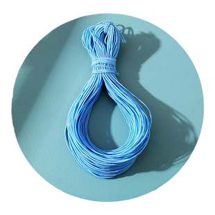 1mm细圆弹力吊牌线绳串佛珠木珠手串绳子串珠橡筋线橡皮筋松紧绳