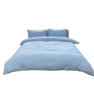 ins良品纯色枕套一对装48cmx74cm水洗棉枕头套学生单人家用内胆套