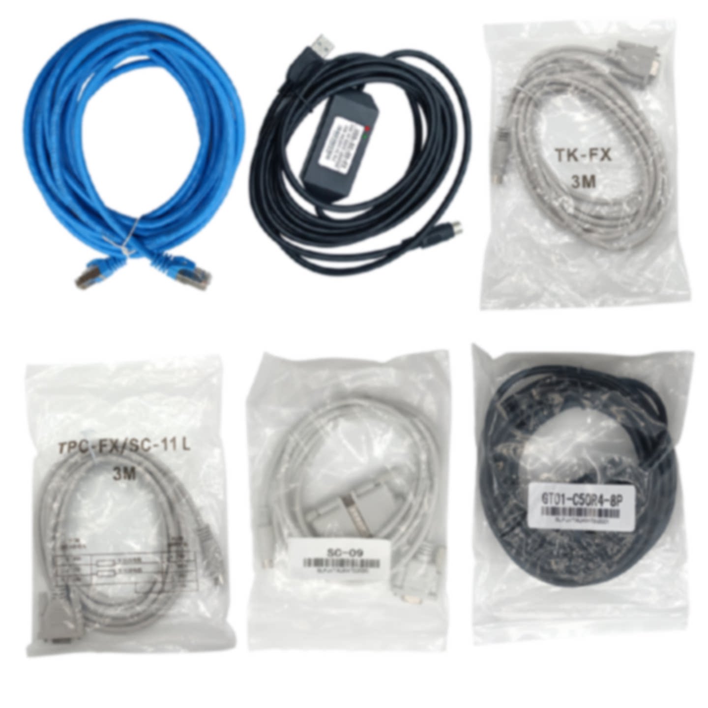 议价三菱PLC编程线 USB-SC09-FX SC-09 触摸屏通讯线8P 下载线 SC