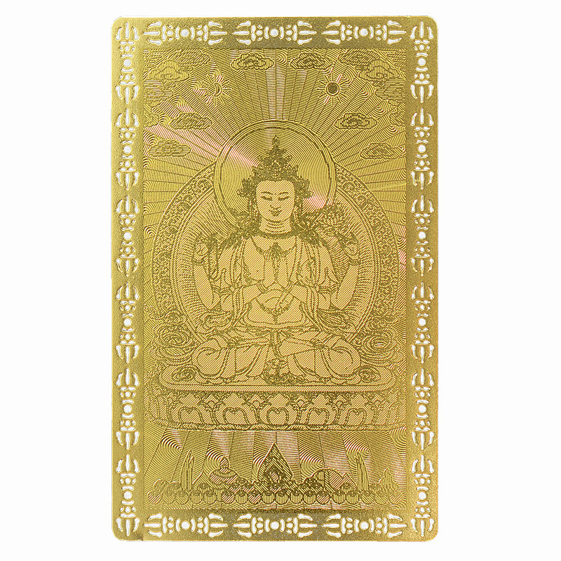 欧斯特铜金属卡片藏式铜卡佛卡