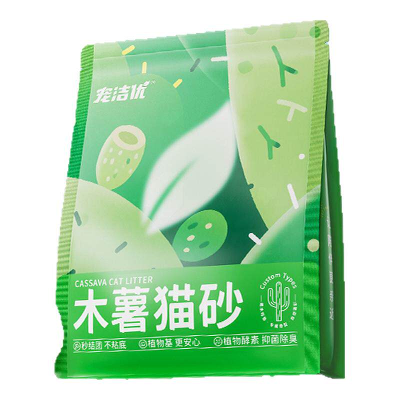 植物木薯猫砂酵素除臭净尘