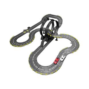 儿童双人竞速遥控轨道四驱对战赛车电动滑行汽车跑道赛道男孩玩具