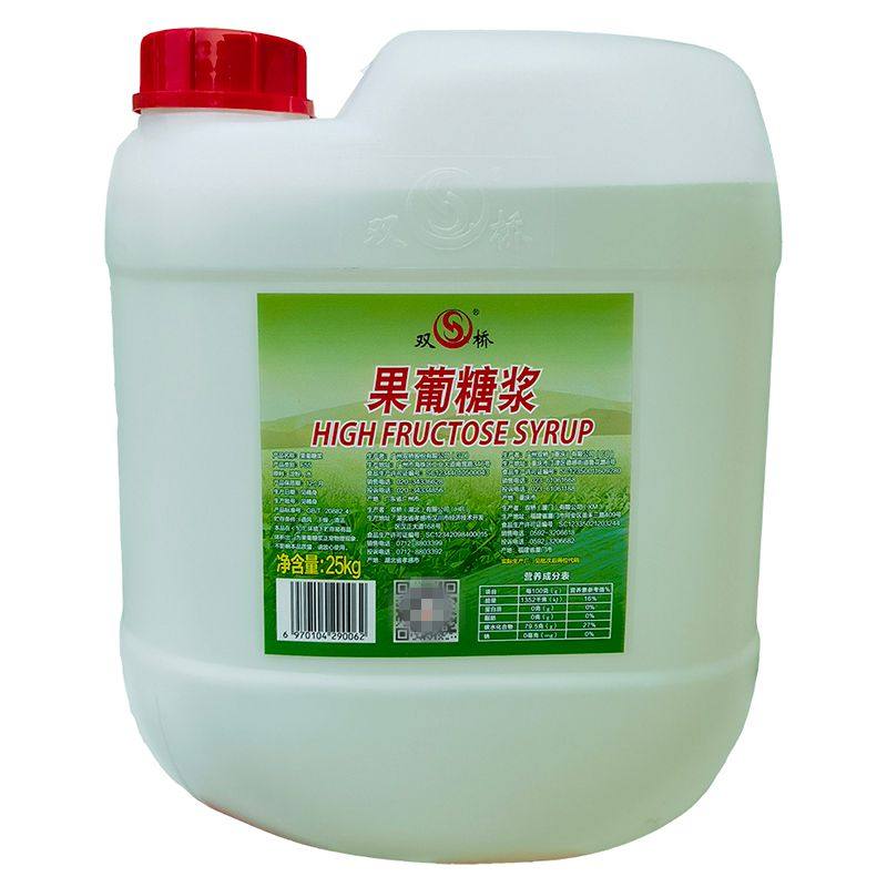 双桥果糖f55果葡糖浆25kg奶茶用