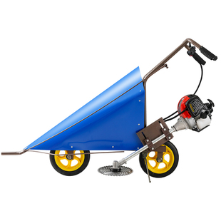 小型玉米青储秸秆收割机辣椒大豆多功能手推式汽油割晒机四冲家用