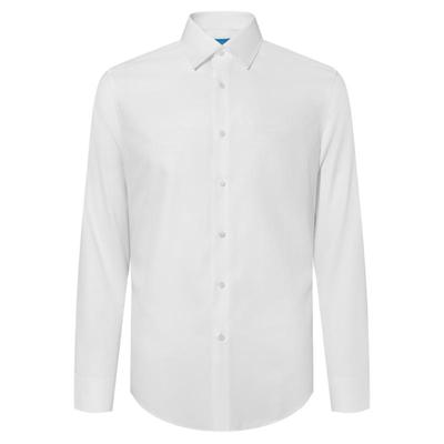 【纯棉200高支/商场同款】G2000男2025免烫防皱提花斜纹长袖衬衫