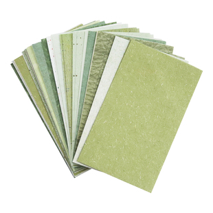 蔷薇海洋 茶色山野便签纸 绿意素雅素材纸 M5手帐装饰打底背景纸