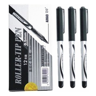 办公文具爱好2000A直液式走珠笔创意中性笔子弹头水笔签字笔0.5mm