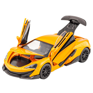 迈凯伦600LT跑车合金模型车 仿真汽车车模摆件男孩礼物金属玩具车