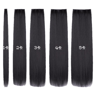 汉服假发片古风一片式玉米须接发片古装发排直发片古风盘发发髻