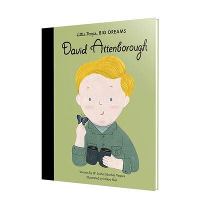【现货】【Little People, Big Dreams】David Attenborough【小人物，大梦想】戴维·阿滕伯勒 儿童趣味故事艺术绘本 英文原版