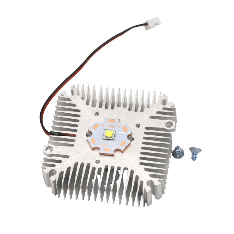 LED铝块散热器 风扇散热块 LED大功率灯珠光源散热器铝型材铝板